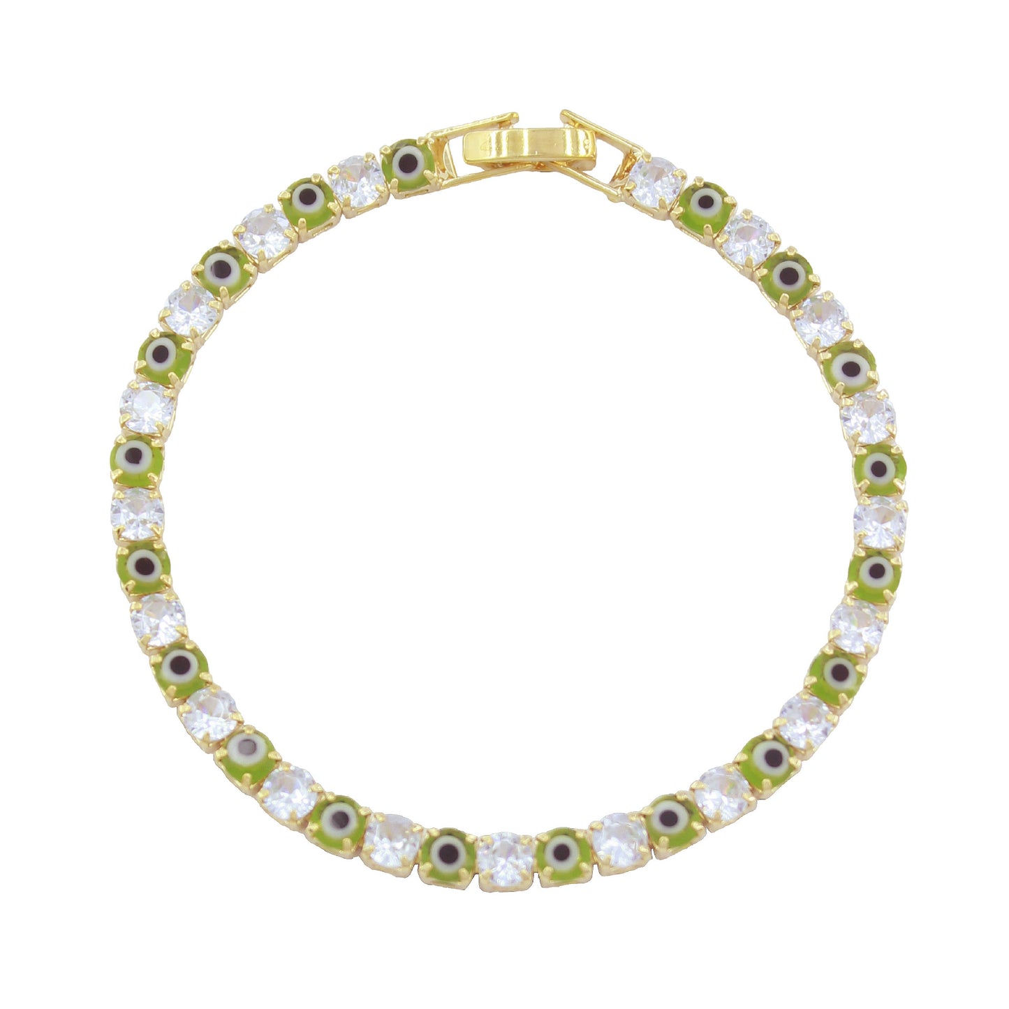 Evil Eye Zircon Colorful Bracelets