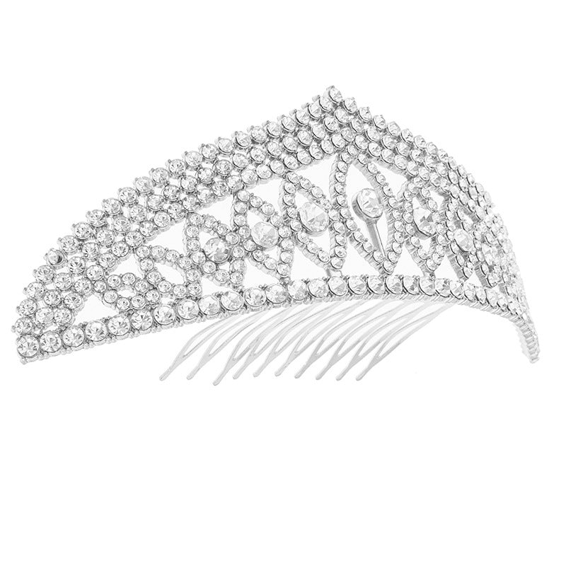 Vintage Art Deco Rhinestone Hair Comb