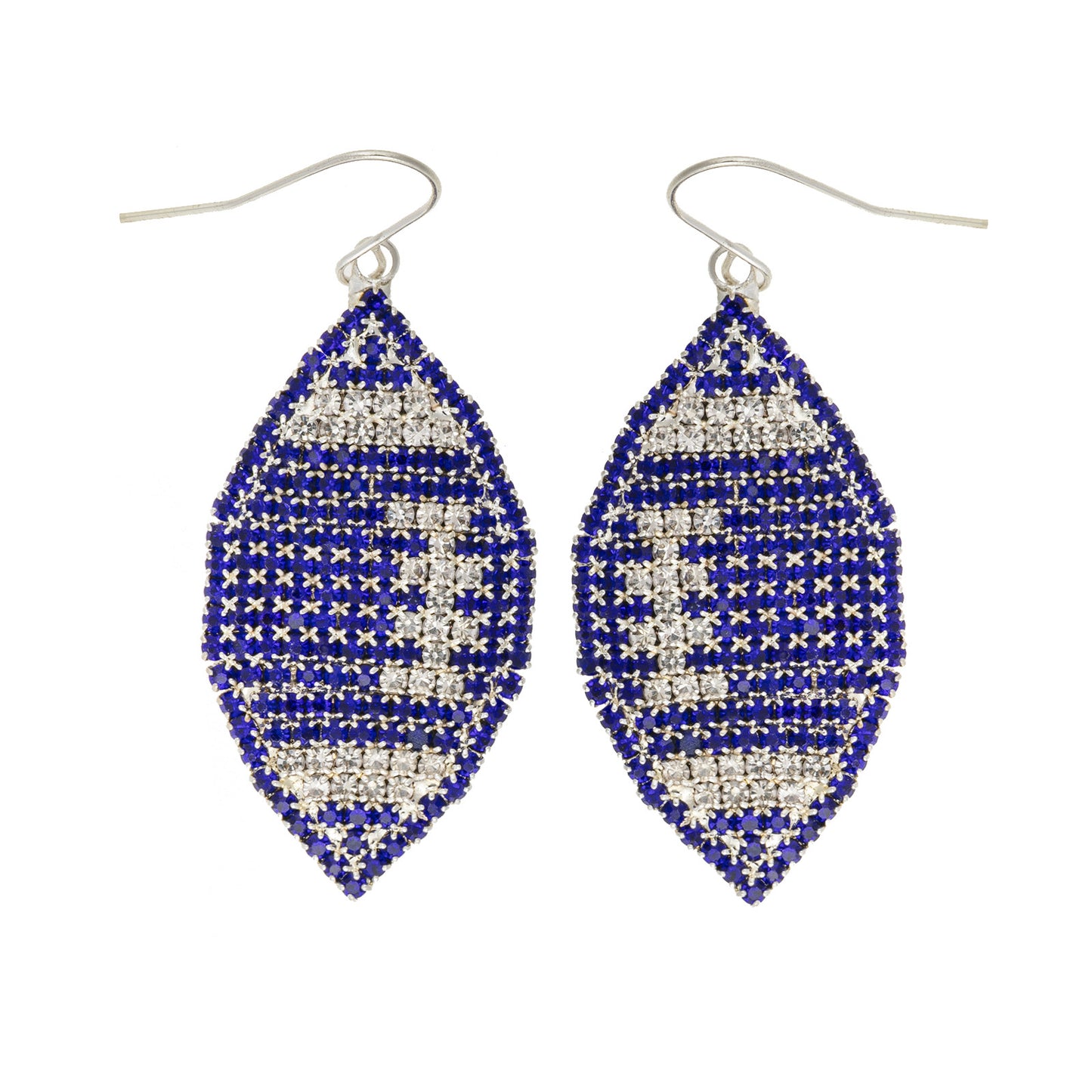 American Football Shaped Earrings