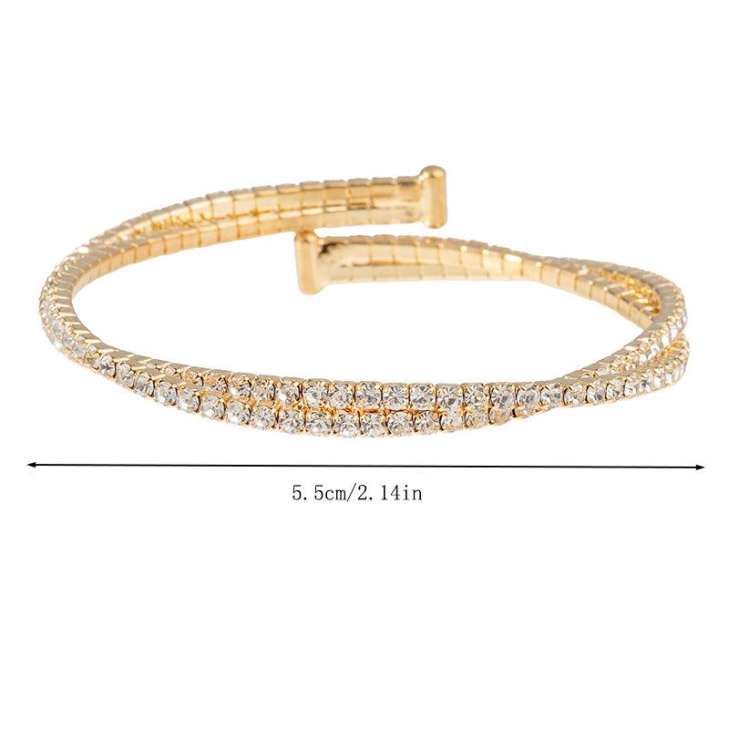 Double Row Spiral Bracelets